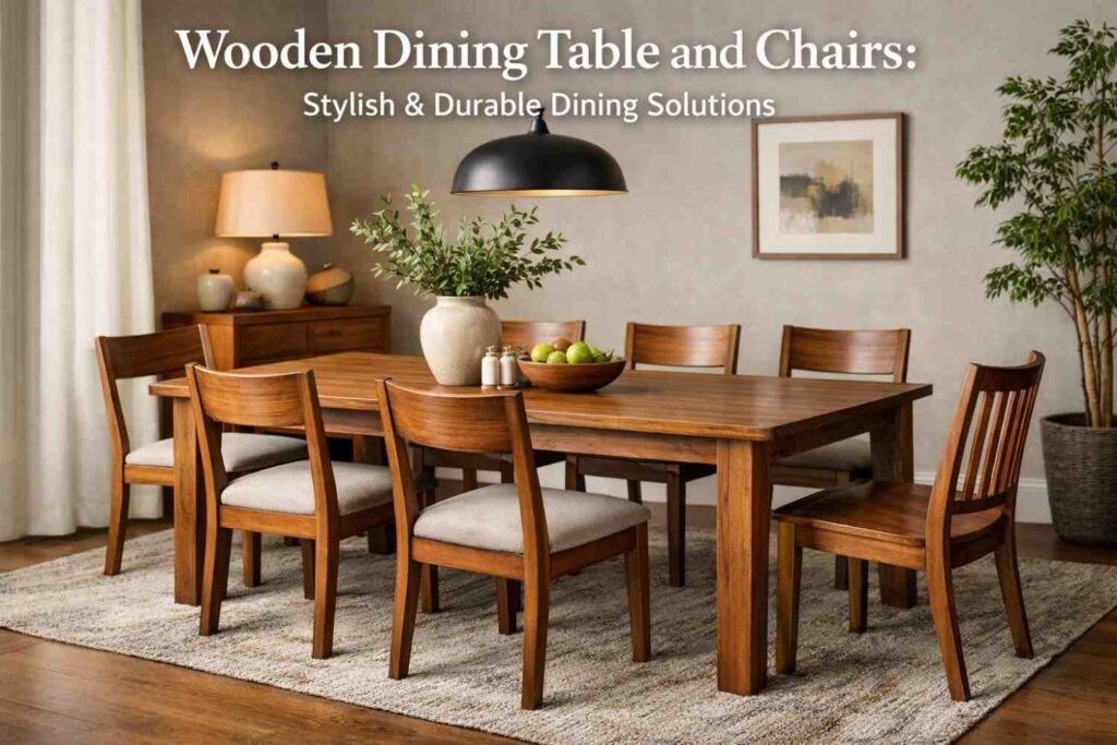 Wooden Dining Table and Chairs: Stylish & Durable Solutions